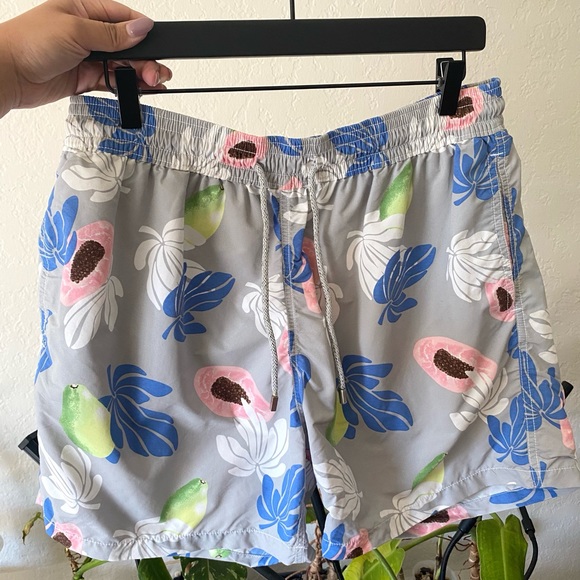 Vilebrequin Other - Vilebrequin Papaya Pear Print Swim Trunks